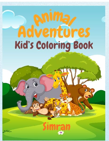 Animal Adventure: Kid's Coloring Book