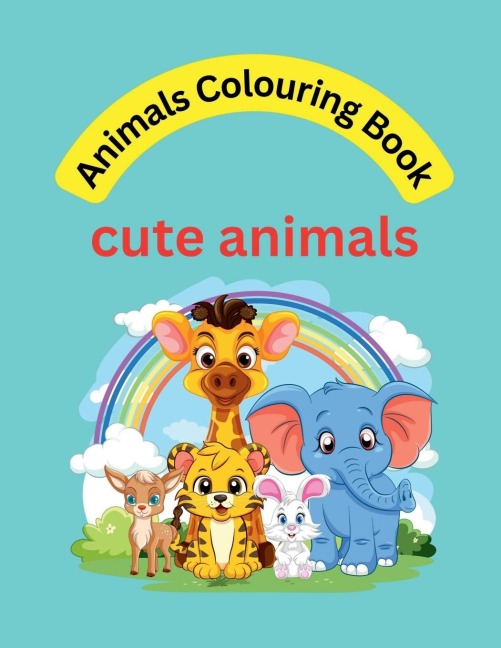Animals colouring book