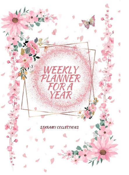 Weekly planner for a year