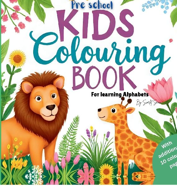 Preschool kids colouring book: For Alphabet learning