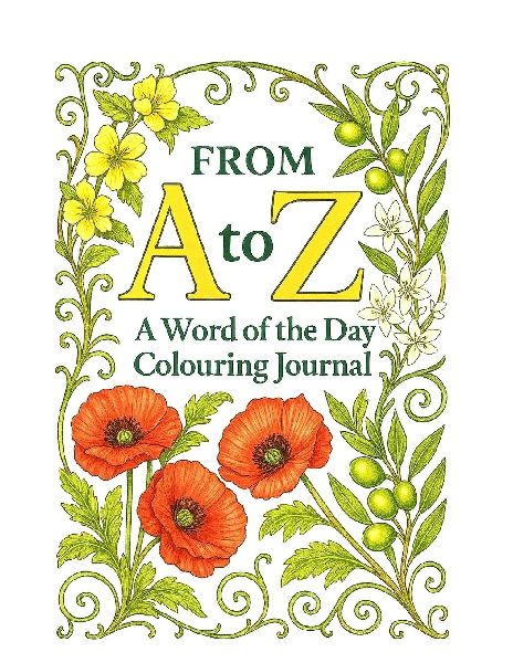 From A to Z: A Word of the Day Colouring Journal