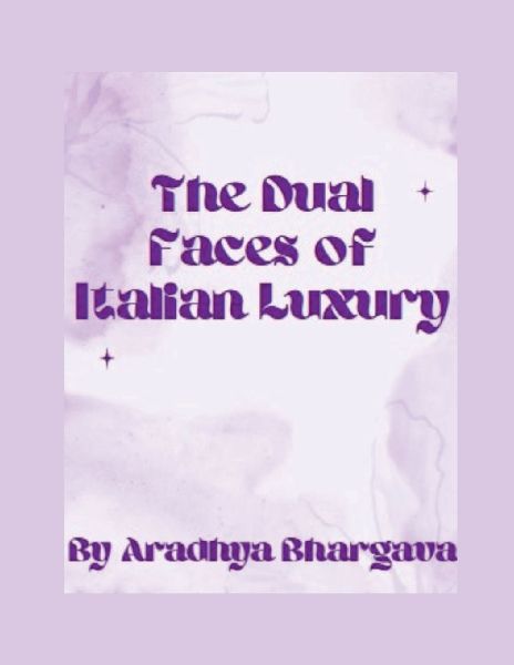 The Dual Faces of Italian Luxury