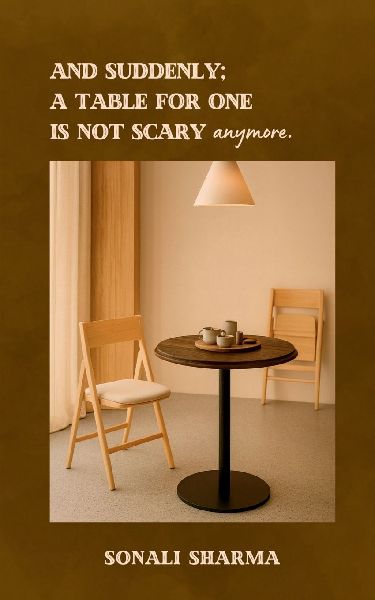 And suddenly; A Table for One is not scary anymore.
