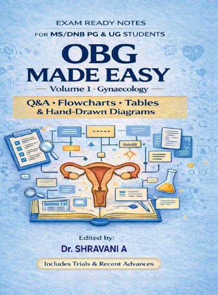 OBG MADE EASY- Volume 1 - Gynaecology: Exam ready notes for MS/ DNB PG and UG students