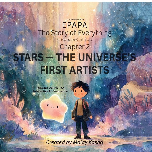 EPAPA: Chapter 2 - Stars: The Universe's First Artists : A Cinematic Journey Through Stardust, Wonder, and the Birth of the Cosmos for Curious Young Minds