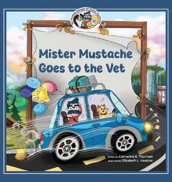 Mister Mustache Goes To The Vet