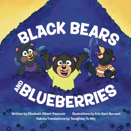 Black Bears and Blueberries Dakota Edition