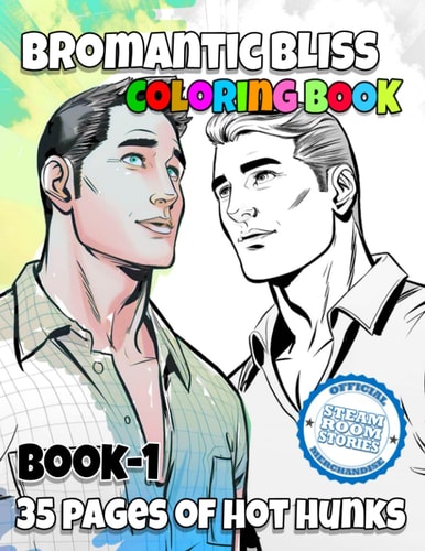 Bromantic Bliss - Book 1 Adult Coloring Book