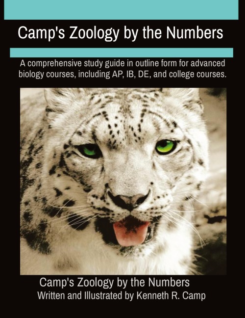 Camps Zoology by the Numbers: A comprehensive study guide in outline form for advanced biology courses, including AP, IB, DE, and college courses.