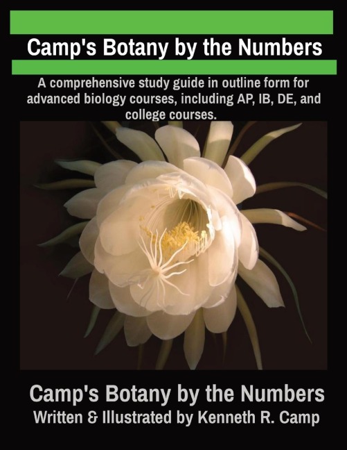 Camps Botany by the Numbers: A comprehensive study guide in outline form for advanced biology courses, including AP, IB, DE, and college courses.