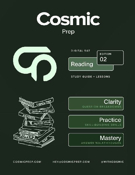 Cosmic Prep Digital SAT Reading Guide Second Edition