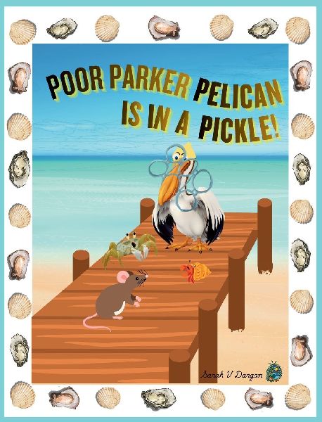 Poor Parker Pelican Is In A Pickle: Molly Mouse, Hermit Crab, and Ghost Crab try to free Parker Pelicans beak from trash