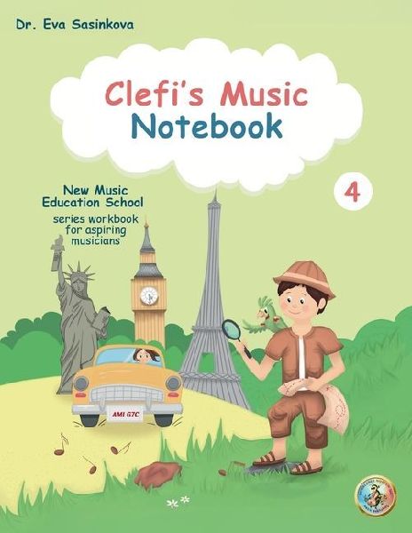 Clefis Music Notebook 4: New Music Education School Series Workbook for Aspiring Musicians