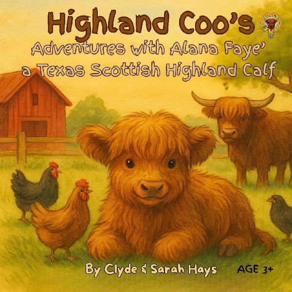 Highland Coos: Adventures with Alana Faye a Texas Scottish Highland Calf
