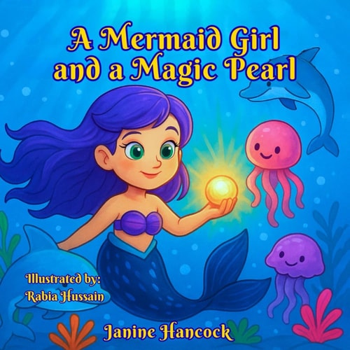 A Mermaid Girl and a Magic Pearl