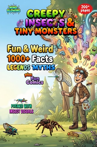 Fun & Weird, Myths and Legends - Creepy Insects & Tiny Monsters: Real Facts, Weird Myths, Wild Legends, Games, Comics, and "Eww!" in the Night ... Myths, Legends, Comics & Visual Wonders)