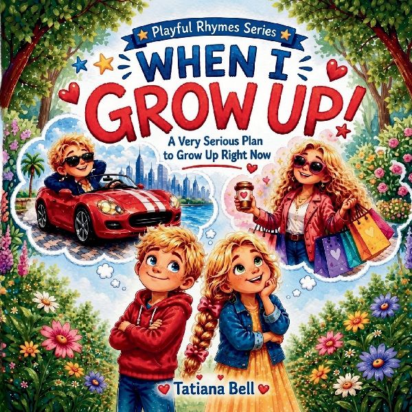 When I Grow Up!: A Very Serious Plan to Grow Up Right Now/ For Young Readers 4 - 9 years old (Playful Rhymes)