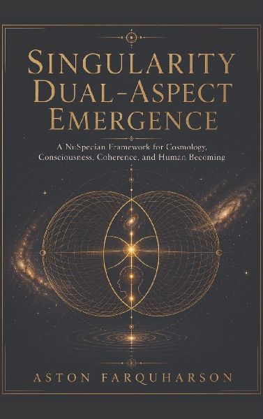 Singularity Dual-Aspect Emergence: A NuSpecian Framework for Cosmology, Consciousness, Coherence, and Human Becoming