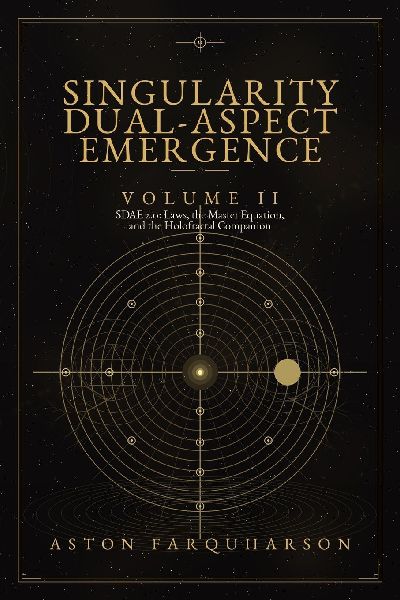 SINGULARITY DUAL-ASPECT EMERGENCE Volume II SDAE 2.0 Laws1 the Master Equation1 and the Holofractal Companion A Technical Metaphysical Companion to Singularity Dual-Aspect Emergence