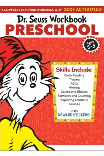 Dr. Seuss Workbook: Preschool: 300+ Fun Activities with Stickers and More! (Alphabet, ABCs, Tracing, Early Reading, Colors and Shapes, Numbers, Counting, Exploring Emotions, Science)