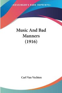 Music And Bad Manners (1916)