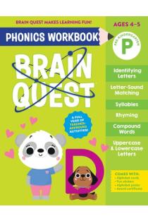 Brain Quest Phonics Workbook: Pre-Kindergarten