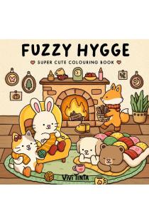 Fuzzy Hygge: Super cute colouring book