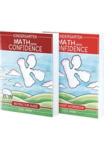 Kindergarten Math with Confidence Bundle: Instructor Guide & Student Workbook