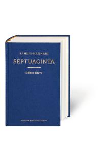 Septuaginta. Das Alte Testament griechisch: Verkleinerte Ausgabe in einem Band. Mit griechischer, lateinischer, deutscher u. englischer Einführung