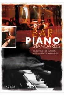 Bar Piano Standards mit 2 CDs: 40 Songs für Klavier - mittelschwer arrangiert